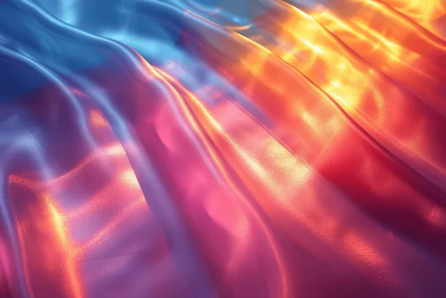 Pastel prism light rays forming an iridescent holographic abstract wallpaper background