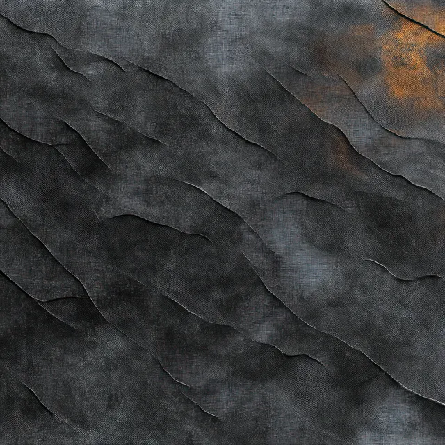 Gray textured fabric background with layered folds, subtle gradient, and patina speckles