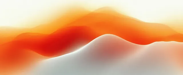 Soft orange and white gradient waves with grainy texture and blurred light transitions with Poster And Banner Backdrops