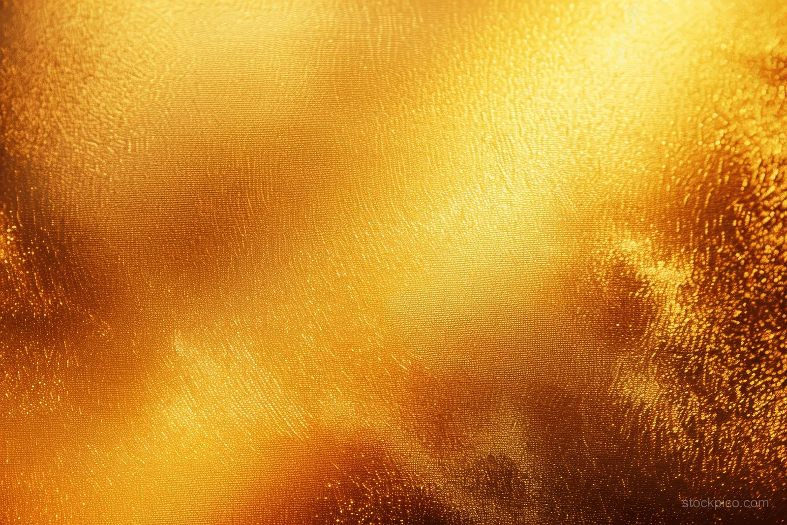 Golden yellow satin-like gradient background with shimmering highlights and textured fabric folds resembling drapery.