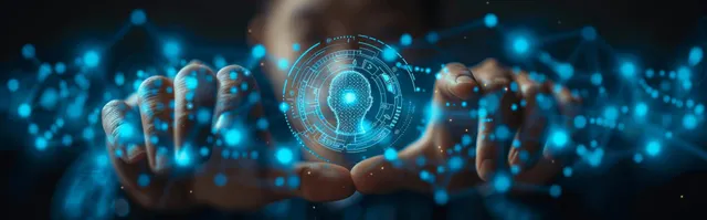 Global businesswoman tapping holographic data nodes during online networking exchange