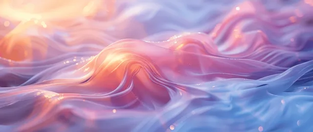 Pastel frosted glass gradient background with soft swirling lines and blurred light reflections.