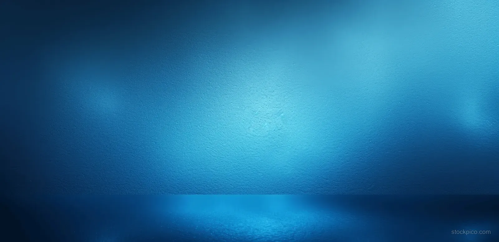 Blue gradient background with a soft glowing center and dark textured edges.
