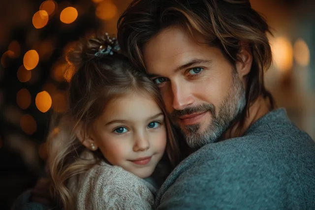 Smiling little boy waves during Christmas video chat with family at home