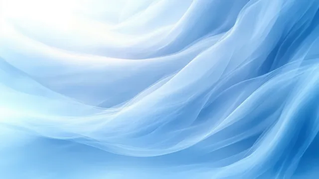 Soft blue abstract wave background with flowing light gradients and silky motion