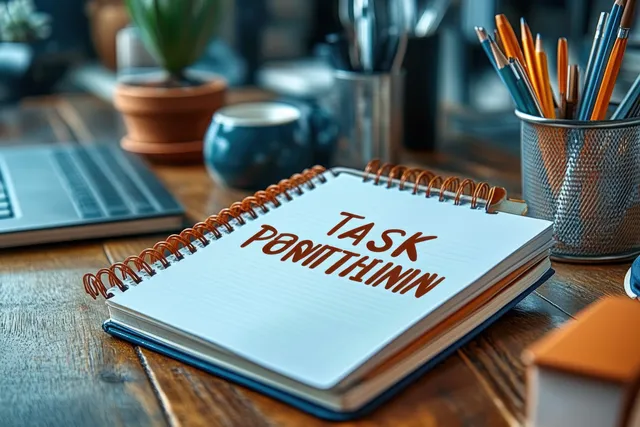 Illustration of various task prioritization techniques to enhance productivity and organization in business environments.