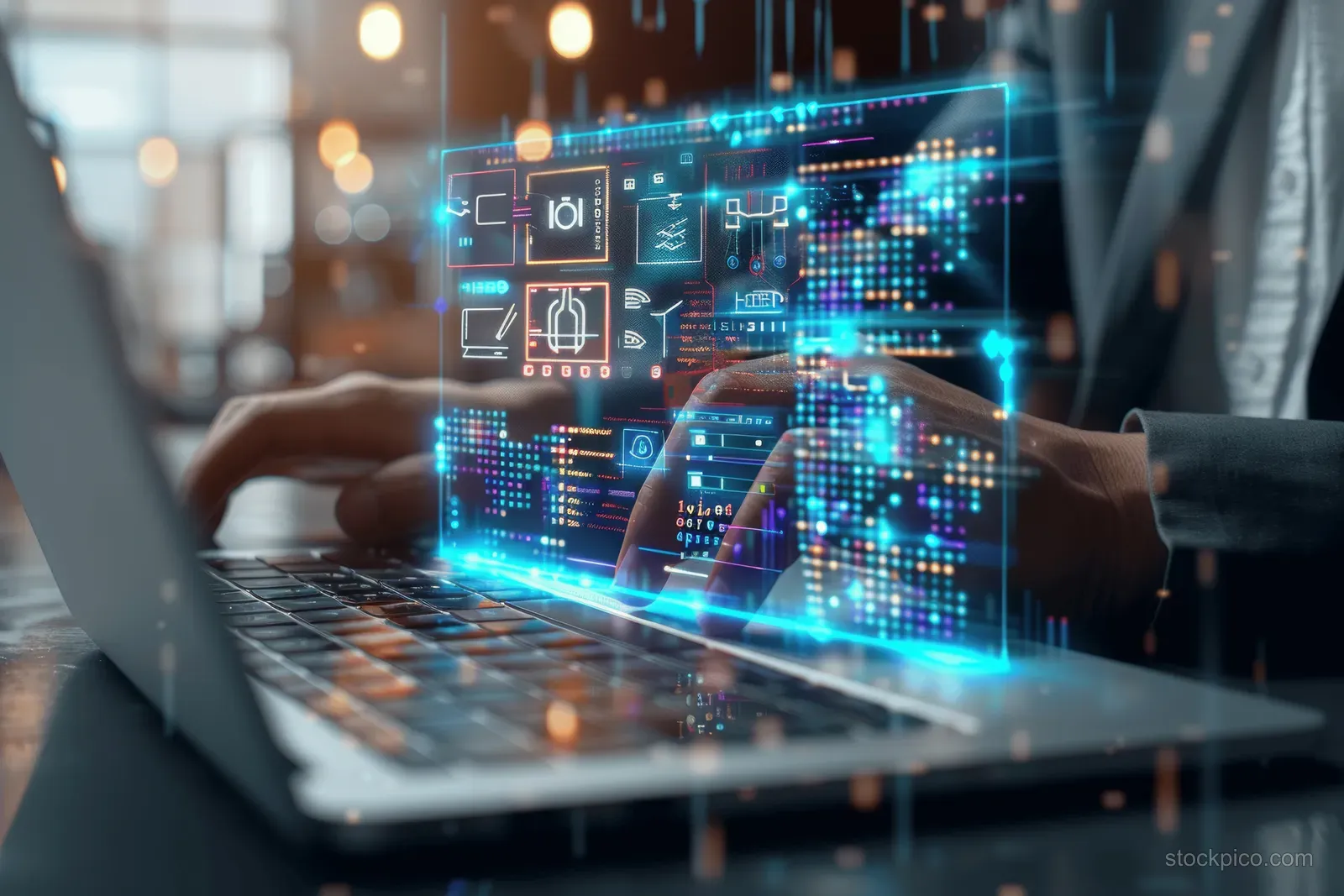 AI technology enhances web development and code generation, integrating software analysis for business applications and performance