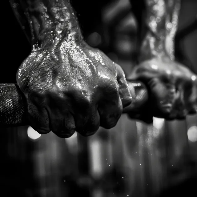 Iranian Weightlifter Close-Up Showcasing Strength and Dedication