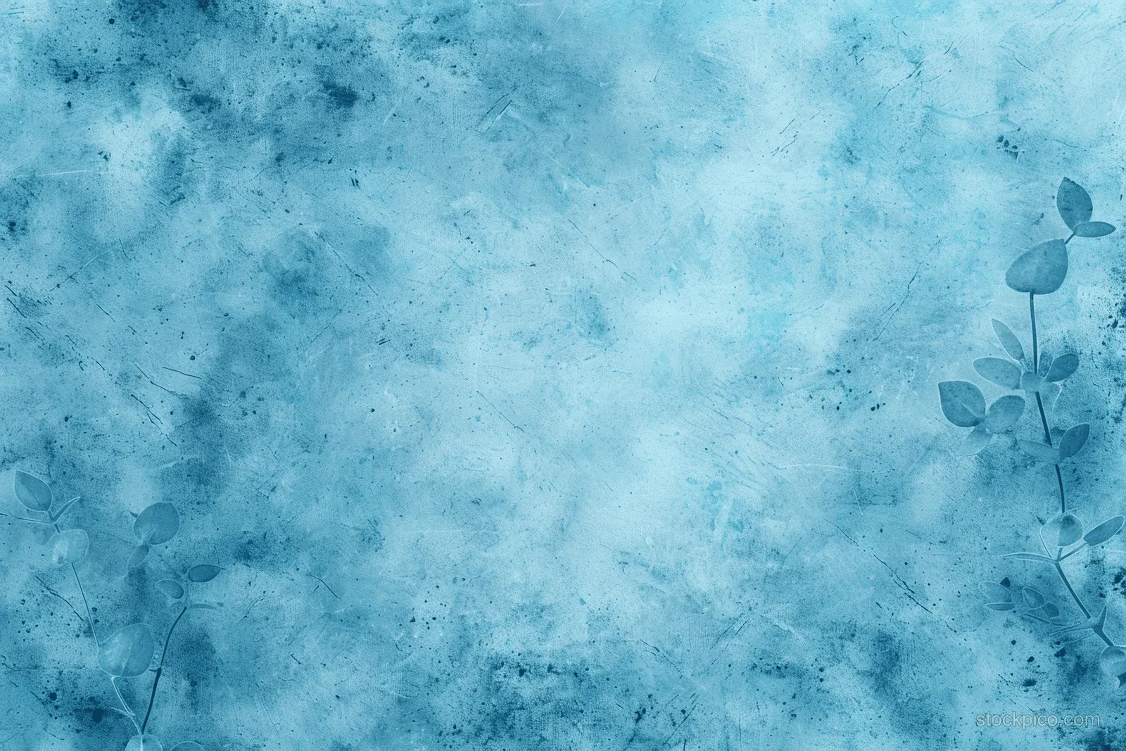 Light blue watercolor texture background with grainy paper-like wear and subtle mottled detail.