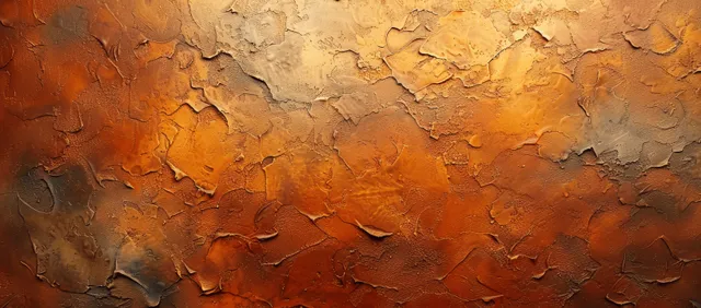 Warm stucco wall texture with smooth plaster, orange and brown aged patina