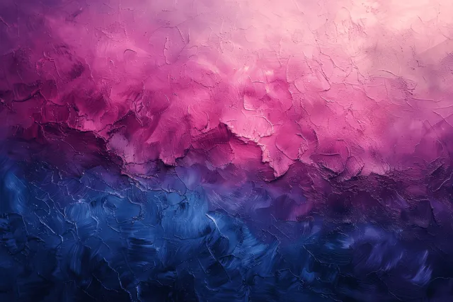 Degradado abstracto texturizado en tonos morados, rosas y azules con suaves pinceladas en capas.