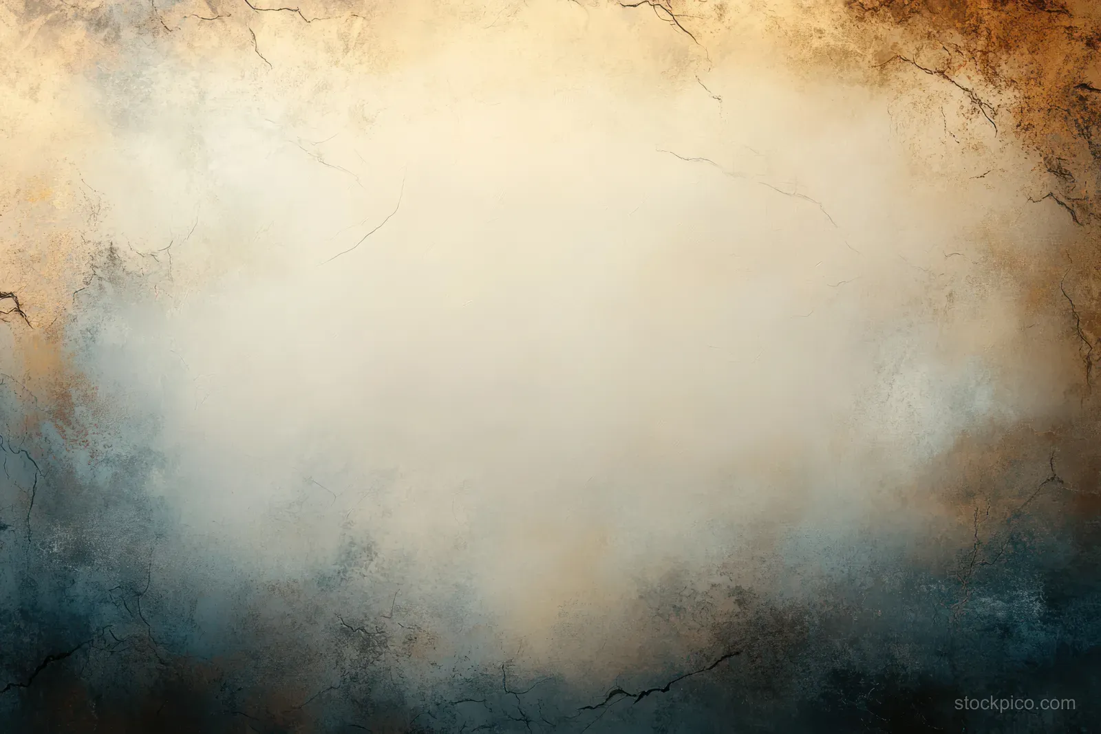 Textured vintage marbled paper background with earthy brown tones and soft cloudy haze.