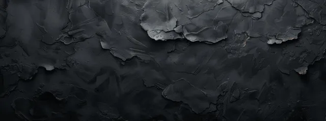 Closeup of dark abstract textured oil painting with palette knife ridges on canvas background