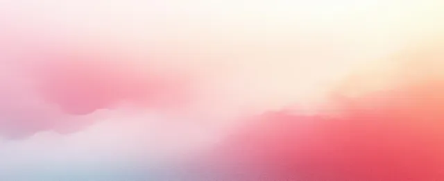 Pink and peach pastel gradient background with blurred bokeh shapes and faint light grain texture.