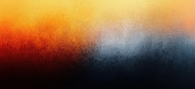 Soft gray and orange gradient background with warm glow and subtle grain texture
