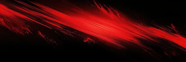 Dark abstract background with sweeping red brushstroke streaks and visible motion blur across the frame