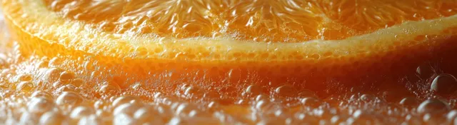 Fresh orange citrus close-up showing sliced segments with glossy juice texture and rind