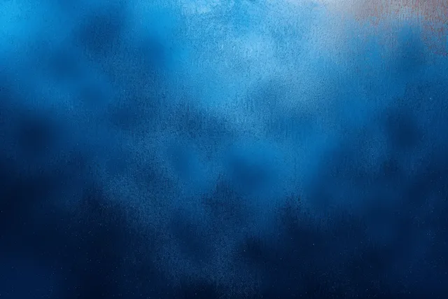 Blue Gradient Abstract Background with Grainy Texture and Soft Shapes with Digital Backdrop