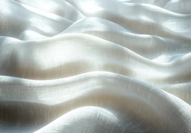 Gray fabric with soft natural light reveals gentle folds and a detailed textile texture like a T-shirt.