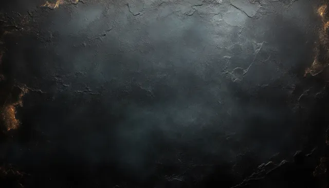 Dark cracked concrete wall texture with dramatic chiaroscuro lighting and deep shadows.
