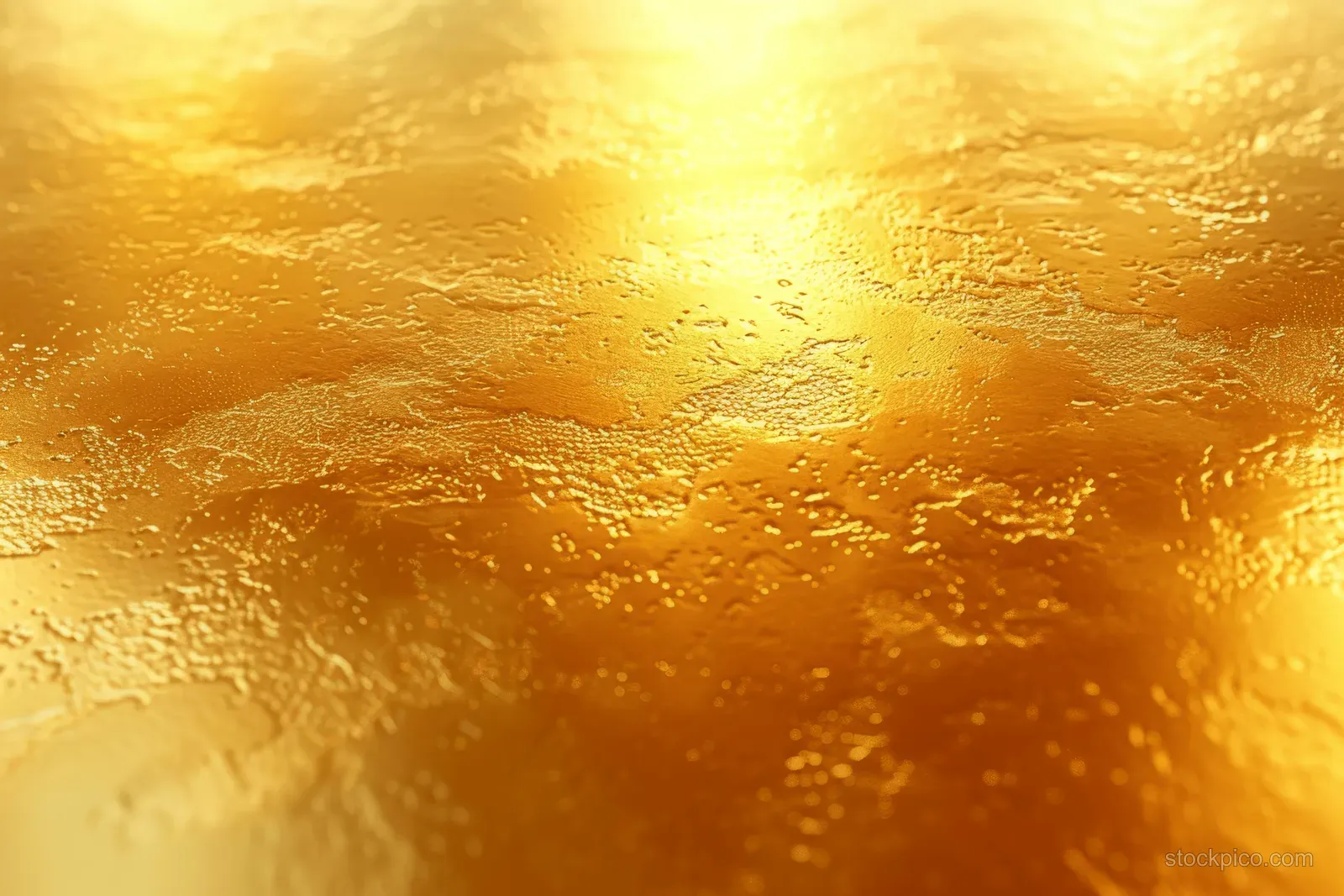 Golden textured gradient background with shiny highlights and soft light reflections over a grunge surface.