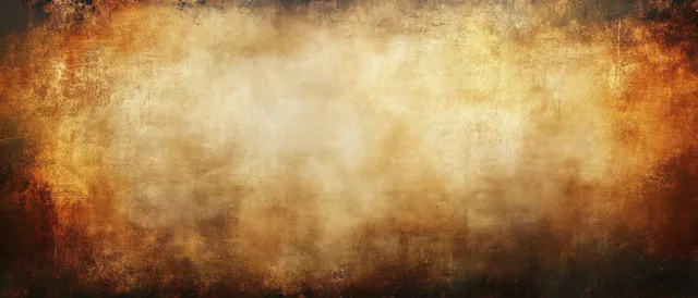 Antiqued parchment background with mottled grunge stains, smoky burnt edges, and a faded lighter center.