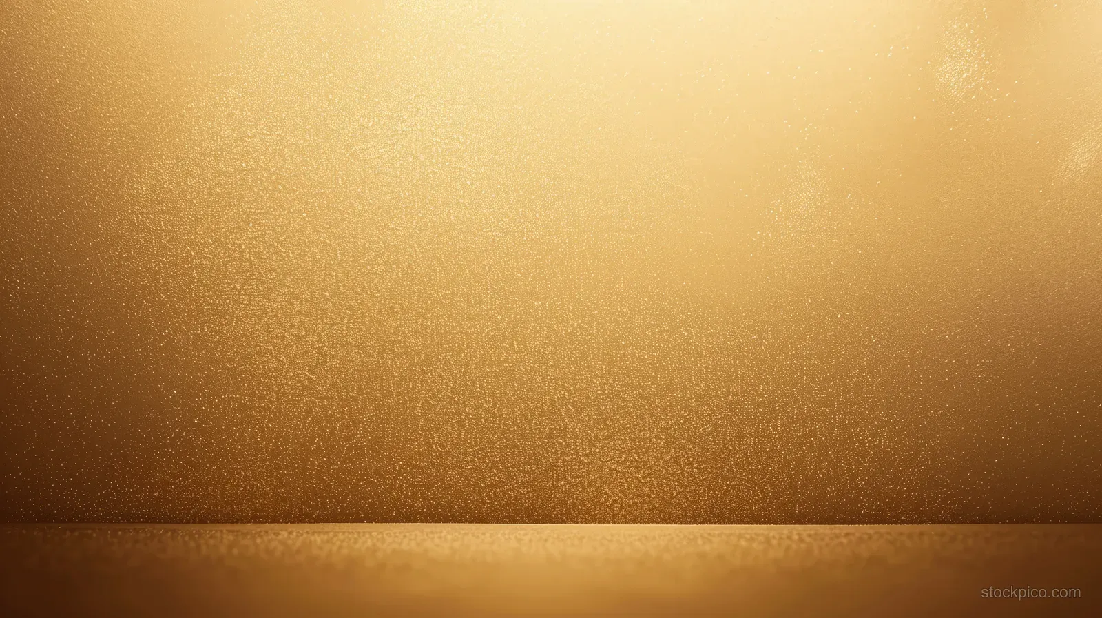 A4 paper lies on a light brown to gold gradient background with subtle shimmer and copy space.