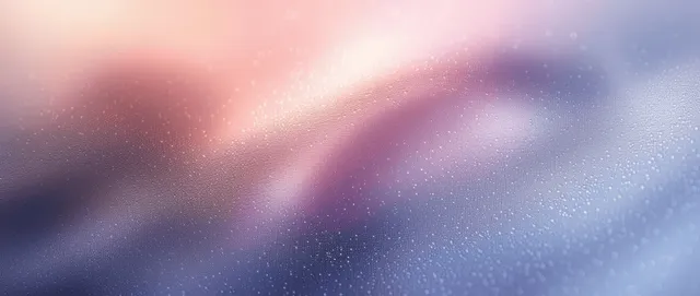 Pastel frosted glass gradient background with soft light haze and subtle grain texture filling the frame.