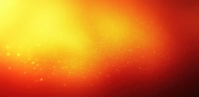 Orange and yellow gradient background with soft glow and subtle warm speckled bokeh texture.