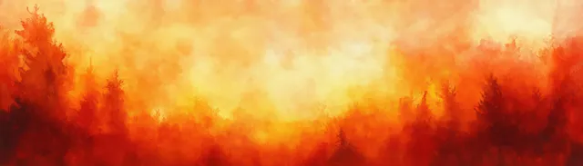 Warm autumn leaf pattern abstract background with orange red yellow grunge texture