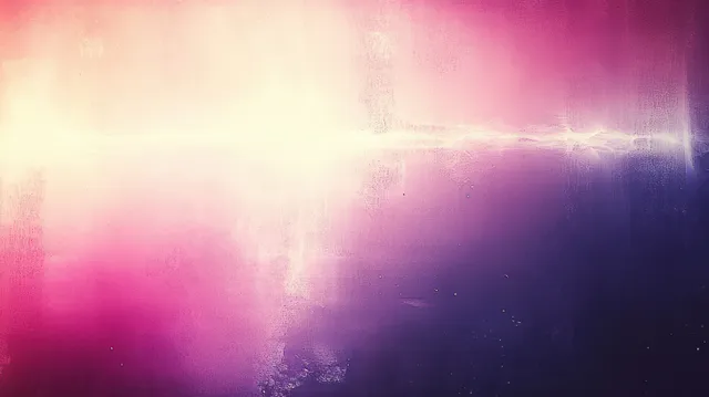 Pink and purple gradient abstract background with a bright light flare and subtle grain texture.