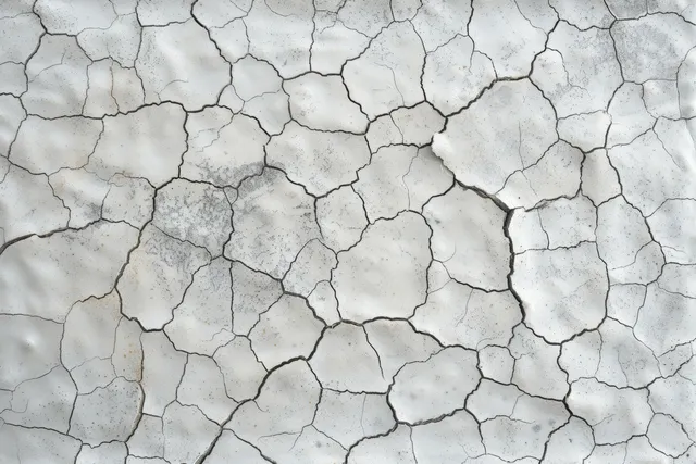 White cracked glaze ceramic texture with fine porcelain fracture lines background