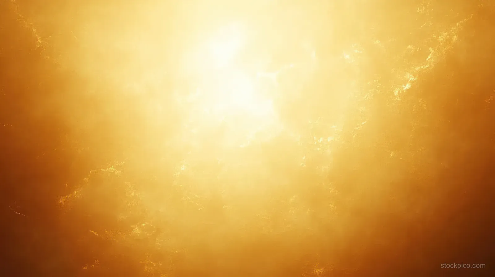 Golden sunlight beams shine through a textured surface, creating a warm glowing haze.