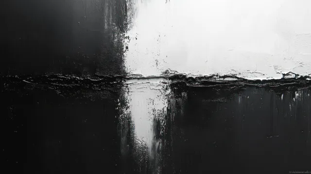 Black and white grunge abstract wall texture with paint splatter and diffused light