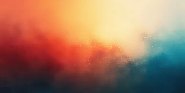 Teal Orange Gradient with Grainy Blur and Soft Glowing Texture