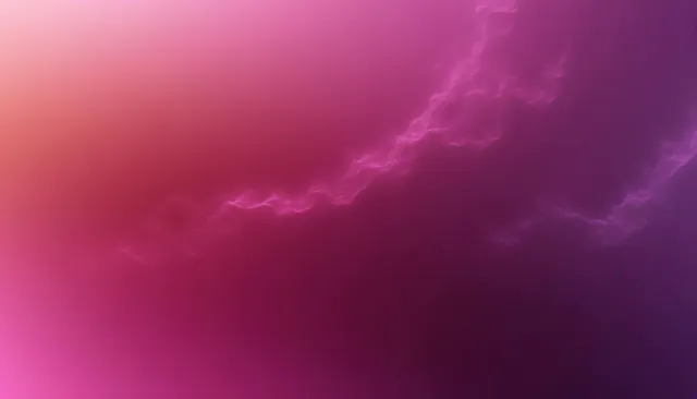 Purple and pink gradient background with glowing electric lightning tendrils swirling through the haze.