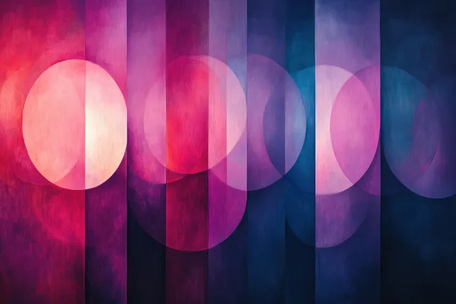Abstract deep blue purple and bright pink gradient background with soft blurred grain