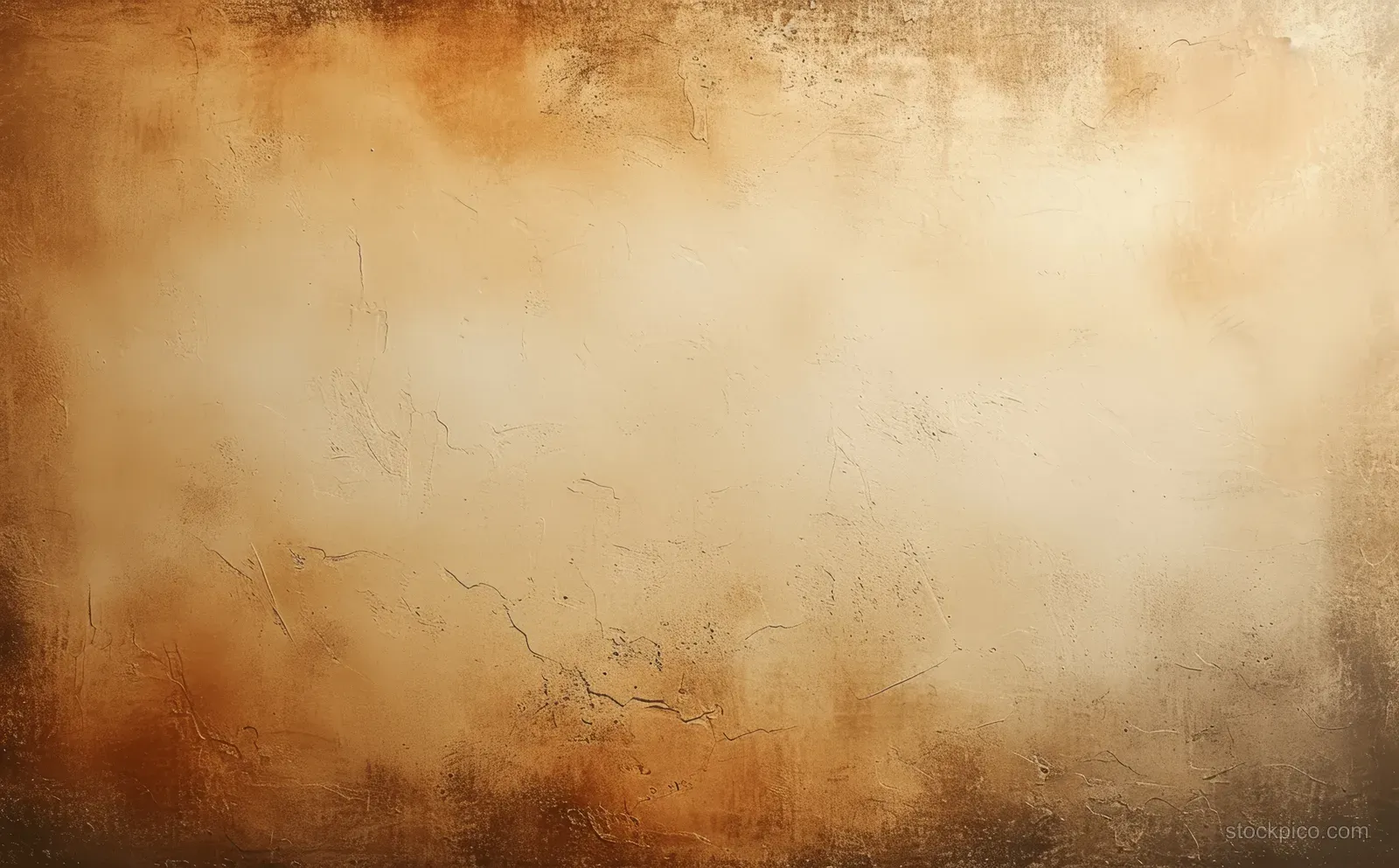 Aged beige canvas background with faint world map lines, sepia stains, and weathered grunge texture.