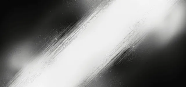 Diagonal black and white gradient background with grainy noise and brushed streak texture.