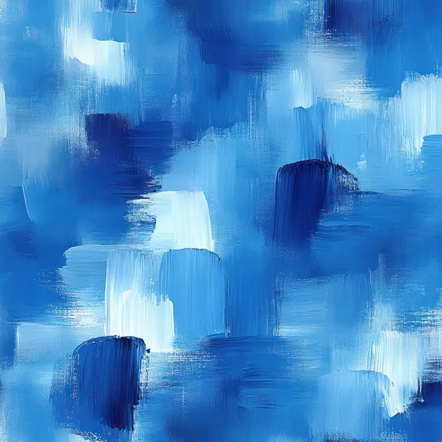 Light blue abstract brush strokes forming a seamless pattern on white background