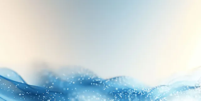 Soft blue and beige gradient banner with subtle grain texture and airy blur