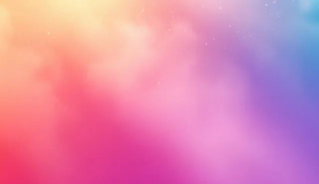 Pastel gradient background with soft bokeh clouds and gentle pink purple blue glow