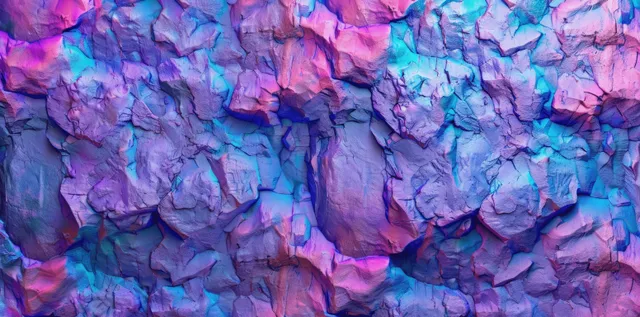 Seamless blue purple rock wall texture with grunge slate stone detail for background