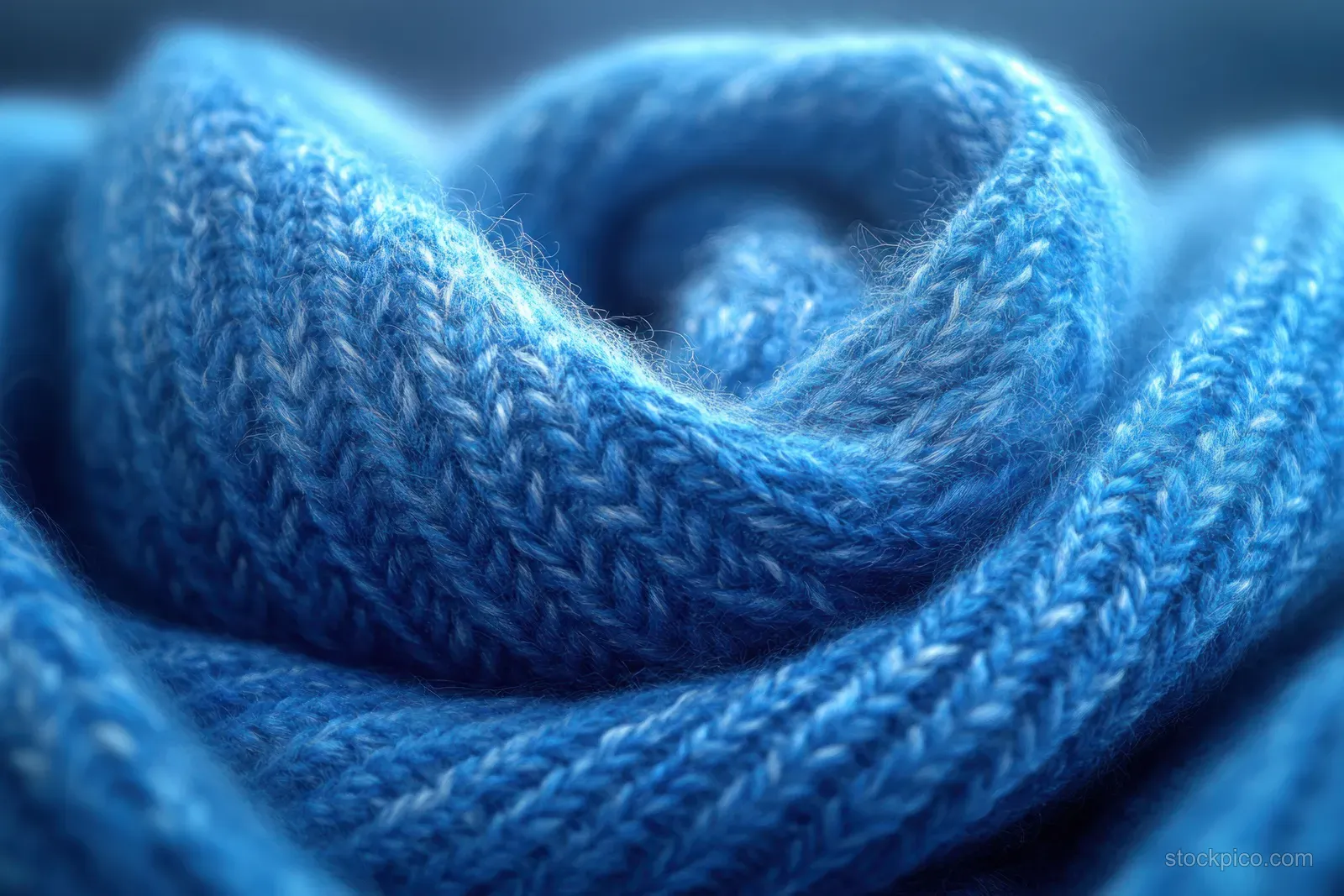 Close-up of a blue knit collar and white laundry care label on a cotton shirt with visible stitching and texture.