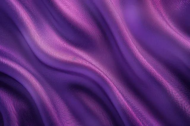 Purple and pink satin velvet fabric with soft gradient folds background texture