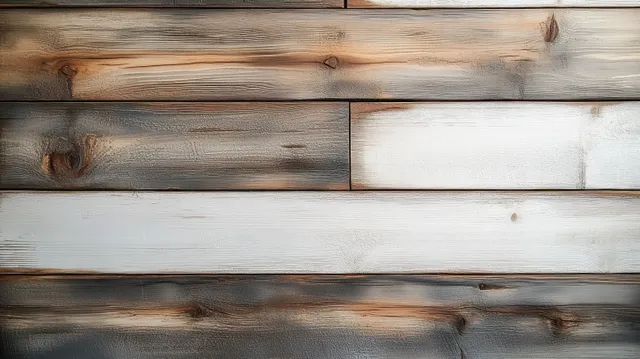 Light wooden planks form a textured background with natural grain, knots, and weathered streaks.