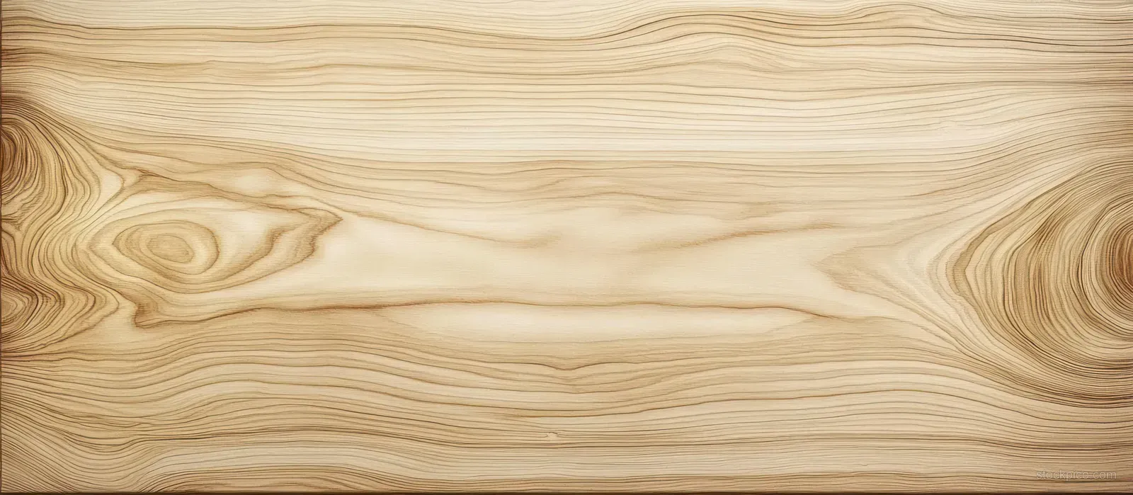 Light pine wood grain swirls form a textured close-up plank background with soft natural lighting.