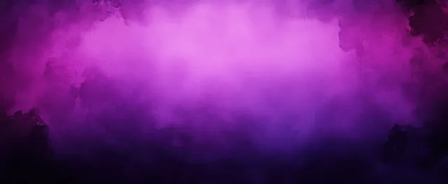 Purple watercolor abstract fog background with vintage grunge stains and soft gradient