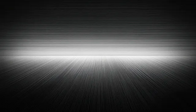 Black and White Horizontal Light Burst with Fine Radiating Lines