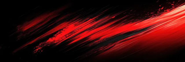 Red and black streaks streaking across a dark background with gritty brush texture